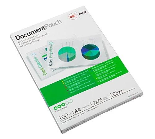 GBC Folie laminacyjne Document Pouch A4 2x75 mic 100 vnt (3740400)