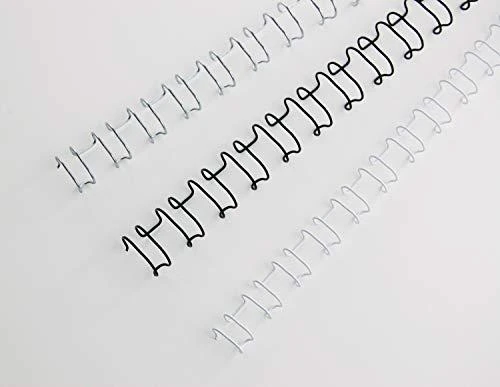 Acco Esselte Metalinės įrišimo spiralės GBC A4 21L, 14mm, 100 vnt./pak., balta sp.