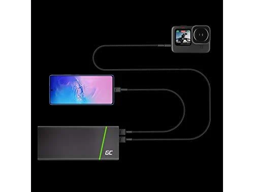 Green Cell Žalias Cell GREENCELL kabelis GC PowerStream USB-A – USB-C 200cm Ultra Charge QC 3.0