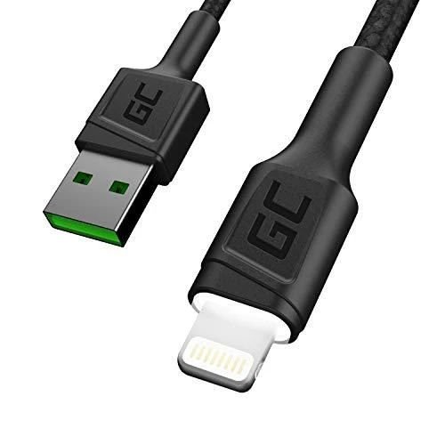 Green Cell Žalias Cell Žalias CELL 3x Kabelis GC Ray USB - Lightning 30cm 120cm 200cm baltas LED apšvietimas