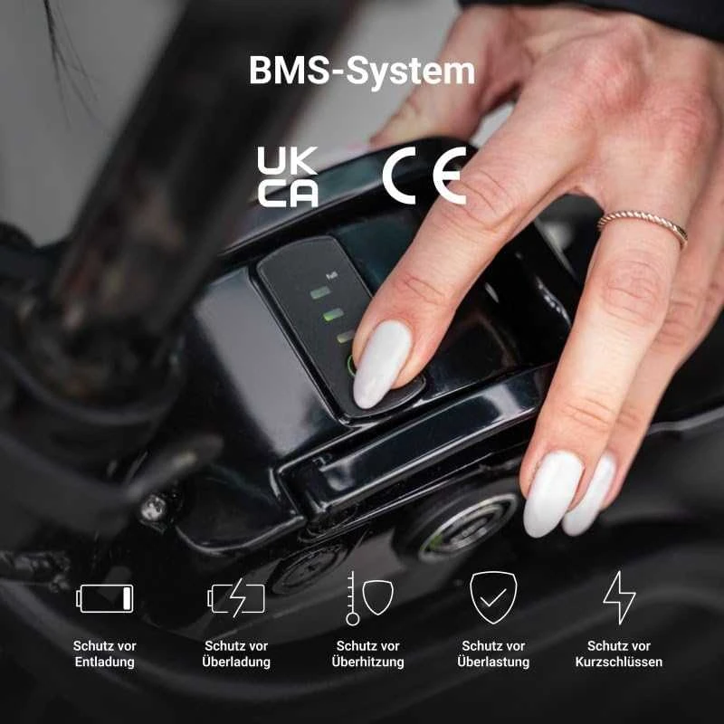 Green Cell Žalias Cell GC akumuliatorius, skirtas Ebike elektriniam dviračiui su įkrovikliu 36V 11.6Ah 417Wh Silverfish, skirtas Zündapp, Telefunken ir kt.