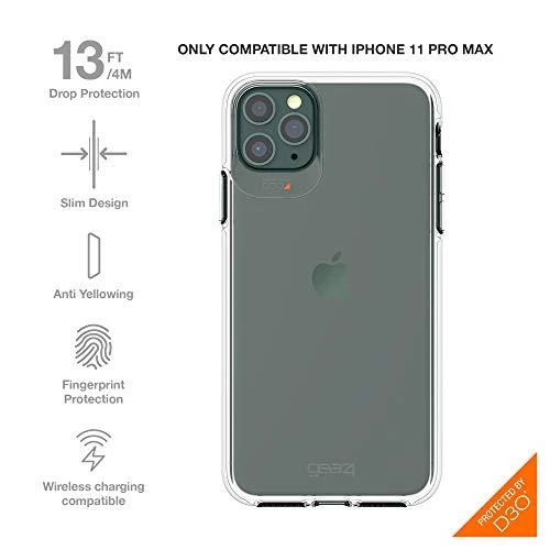 Dėklas „Gear4 GEAR4“ kristalų rūmai, skirti „iPhone 11 Pro Max Clear“
