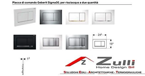 Geberit Sigma30 wc mygtukas. chromas/matinis chromas
