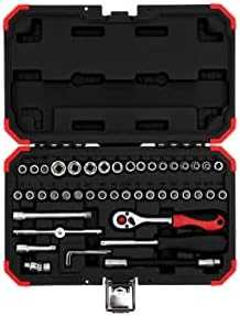 Gedore Gedore Raudona socket wrench set 1/4 SW4-14mm 46 pieces - 3300052