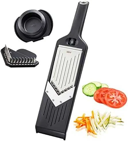 GEFU Julienne VIOLI 2.0 slicer Manual Juodas ABS synthetics, Nerūdijantis plienas