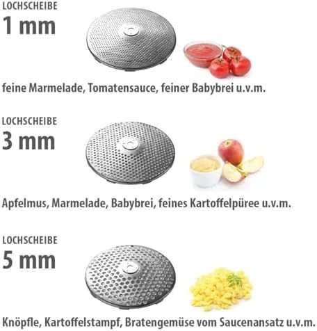 Rinkinys: maisto malūnas + 3 diskai GEFU FLOTTE LOTTE G-89210