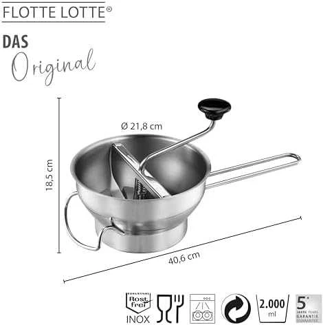 Rinkinys: maisto malūnas + 3 diskai GEFU FLOTTE LOTTE G-89210