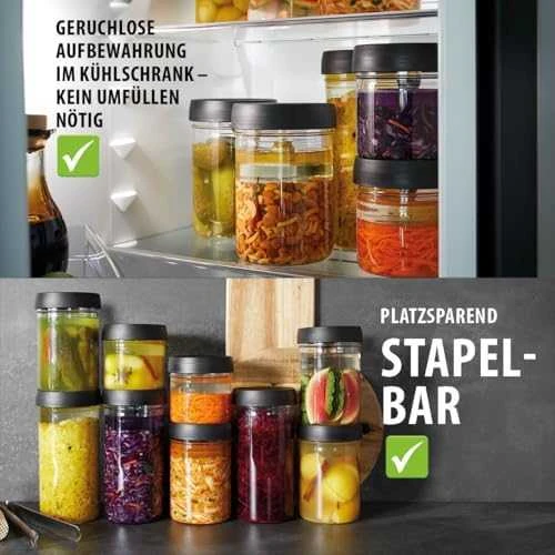 Fermentation jar 1 l GEFU NATIVO G-15810