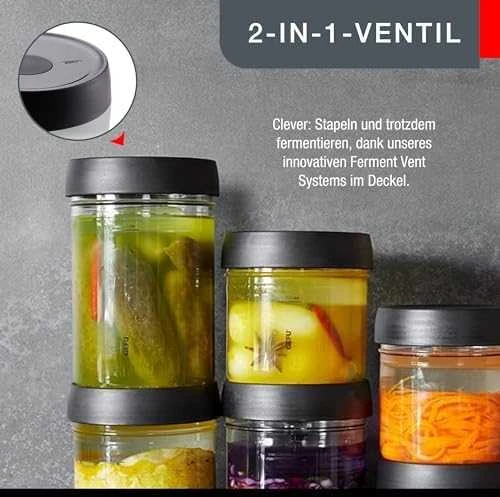Fermentation jar 500 ml GEFU NATIVO G-15809