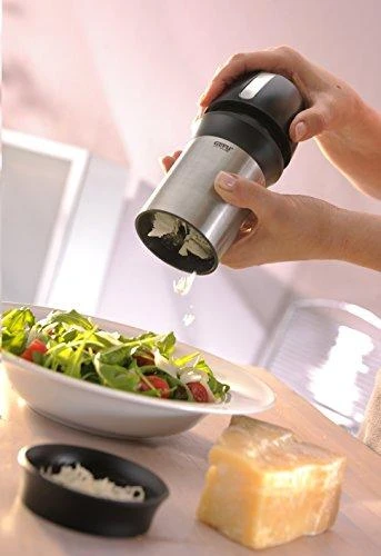 GEFU 34680 manual grater/spiralizer Juodas, Nerūdijantis plienas