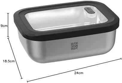 Stačiakampis plieno indas 2,6 l Gefu Provido G-12776