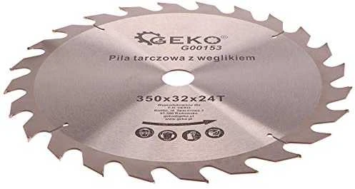 Geko DISKINIS Pjūklas 350x32mm 24 DANTŲ WIDIA