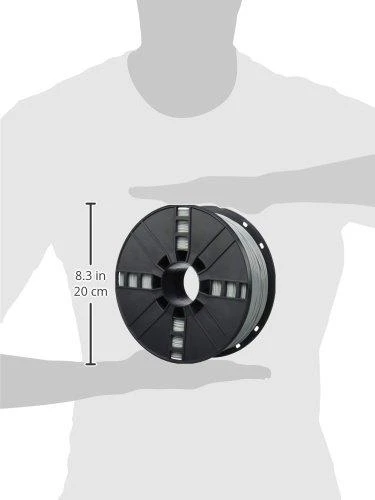 Gembird Flashforge ABS plastikas filamentas | 1.75 mm diameter, 1kg/spool | Pilkas