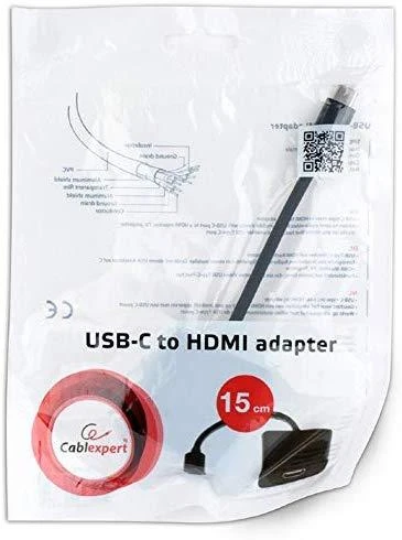 Adapteris Gembird USB-C HDMI juodas