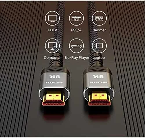 Gembird 8K HDMI kabelio jungtys su piktogramomis