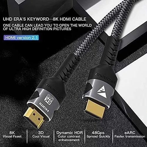 Gembird Cablexpert | Itin didelės spartos HDMI kabelis su Ethernet ryšiu, 8K „Select Plus“ serija | CCB-HDMI8K-2M | 2 x A tipo | HDMI 2.1 (į viršų) | 2 m