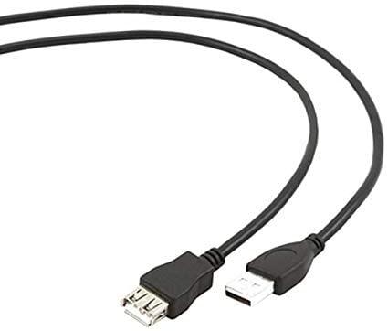 GEMBIRD CCP-USB2-AMAF-15C Gembird USB 2.0 A- A-socket 15ft cable juodas