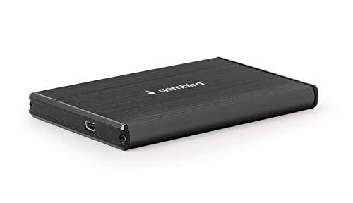 GEMBIRD EE2-U3S-3 Gembird HDD/SSD enclosure for 2.5 SATA - USB 3.0, brushed aliuminio, Juodas