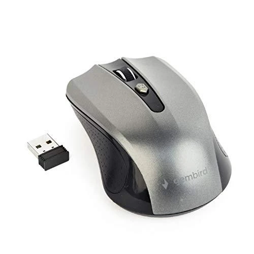 Gembird | Pelė | MUSW-4B-04-BG | Standard | Wireless | Juodas/ Kosminė pilka
