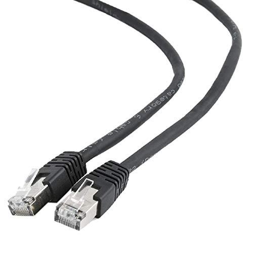 GEMBIRD PP6-1M/BK Gembird patchcord RJ45, cat. 6, FTP, 1m, juodas