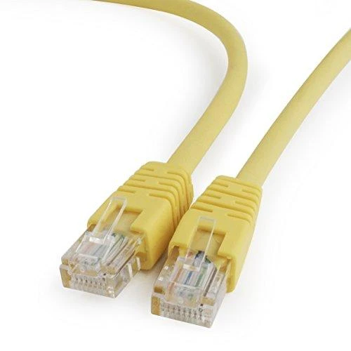 GEMBIRD PP12-5M/Y Gembird patchcord RJ45, cat.5e, UTP, 5m, geltona
