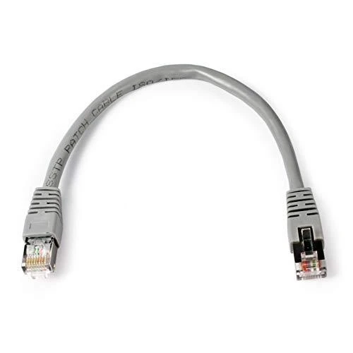 GEMBIRD PP6A-LSZHCU-0,25M Gembird patchcord RJ45, kat. 6A,SFTP, LSZH, 0,25m, pilka