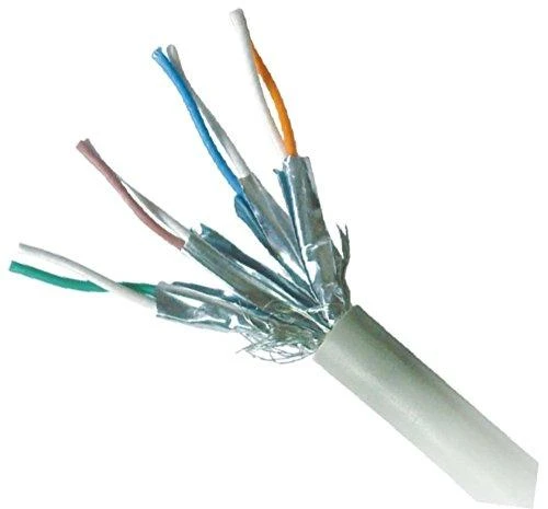 GEMBIRD PP6A-LSZHCU-1M Gembird patchcord RJ45, kat. 6A,SFTP, LSZH, 1m, pilka