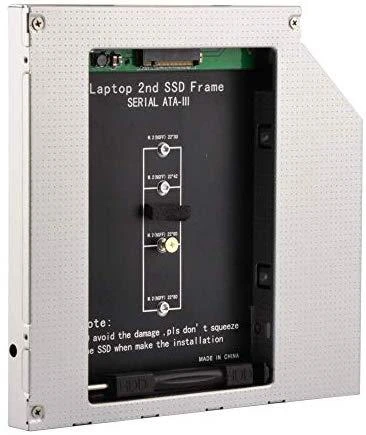 GEMBIRD A-SATA12M2-01 Gembird Slim 5.25 lizdo tvirtinimo rėmas NGFF (M.2) SSD atminties kortelei, 12.7mm