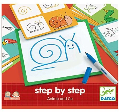 DJECO Piešimo rinkinys Animals and Co, DJ08319 ( DJ08319 )