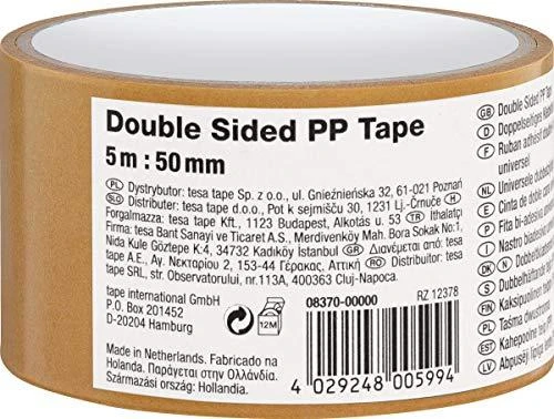Tesa Taśma Dvipusė PP FP juosta 25 m: 50 mm