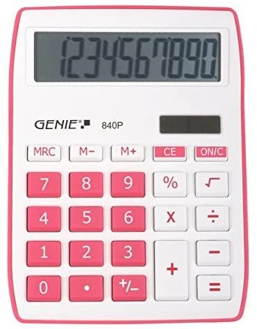 Kalkulator Genie GENIE Tischrechner 840P pink