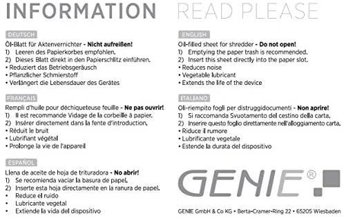 Genie Omega Paper Shredder Priedas 6