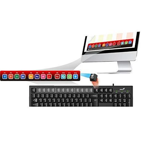 KYE 31300005400 Genius klaviatūra Smart KB-100, Juodas, USB, US
