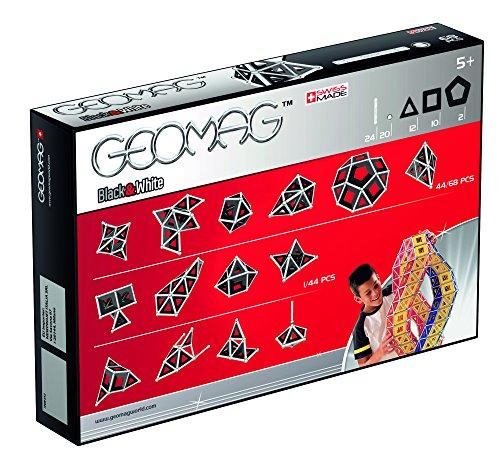 Geomag Panels Juodas&Baltas 68 pcs neodimio magnetinis žaislas 68 vnt Multi spalvos
