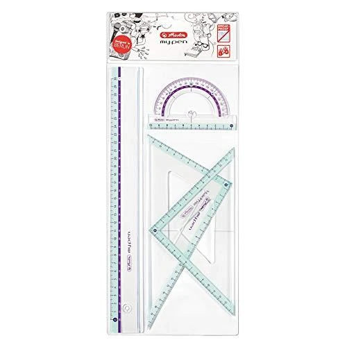 Herlitz geometrinis rinkinys iš 4 dalių My Pen