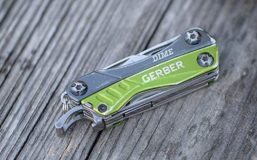 Gerber Outdoor Dime Micro Tool, Žalias Micro daugiafunkcis įrankis