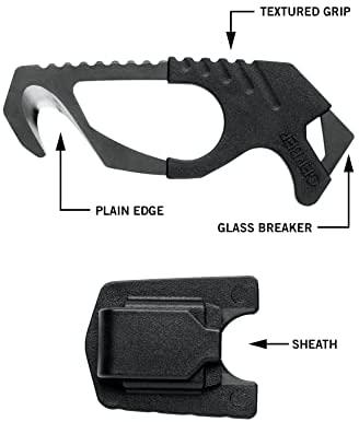 Peilis Gerber Strap Cutter Juodas
