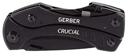 Gerber Crucial - sulankstytas juodas įrankis