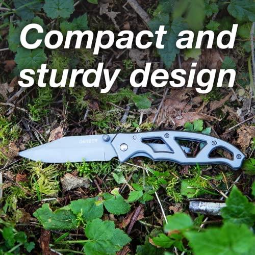 Gerber Essentials Paraframe Mini - Stainless, Fine Edge Peilis