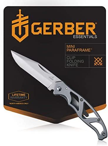 Gerber Essentials Paraframe Mini - Stainless, Fine Edge Peilis