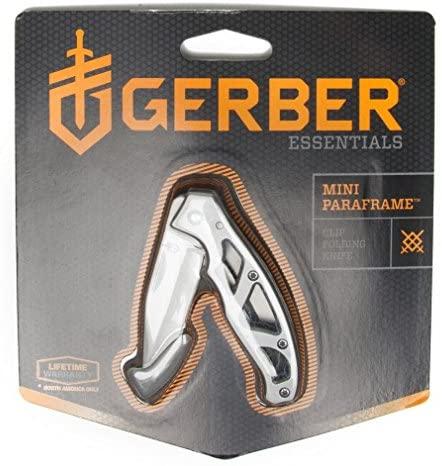 Gerber Essentials Paraframe Mini - Stainless, Fine Edge Peilis