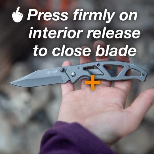 Gerber Essentials Paraframe Mini - Stainless, Fine Edge Peilis