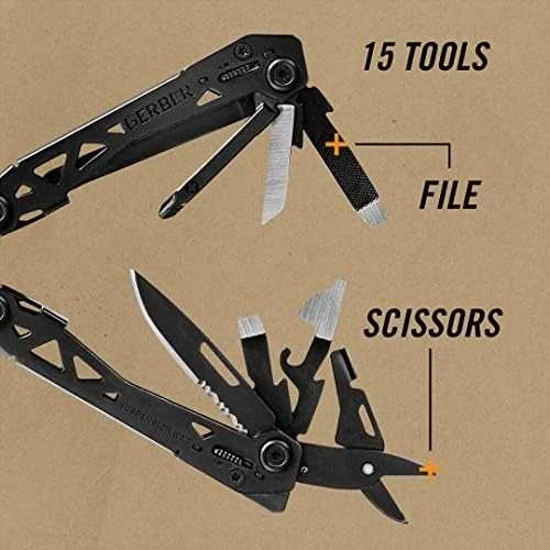 Gerber Suspension NXT dildės ir žirklių mechanizmas
