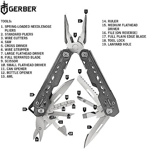 Multirinkinys Gerber Truss viso dydžio daugiafunkcis įrankis, lizdinė plokštelė