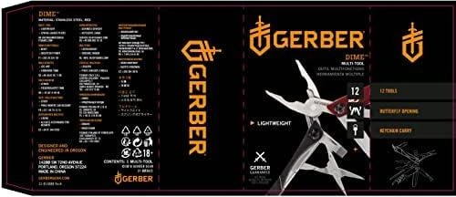 Daugiafunkcis įrankis GERBER Dime daugiafunkcis įrankis, raudonas