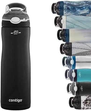 Gertuvė Contigo Ashland Chill Matte Juodas CON2136778, 590 ml