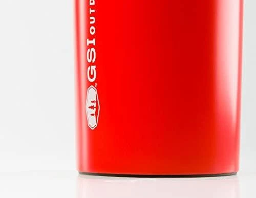 Termo puodelis GSI Outdoors Termo Glacier Commuter Mug - Raudona