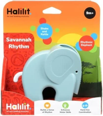 HALILIT Barškutis „Savanos ritmai: Dramblys“
