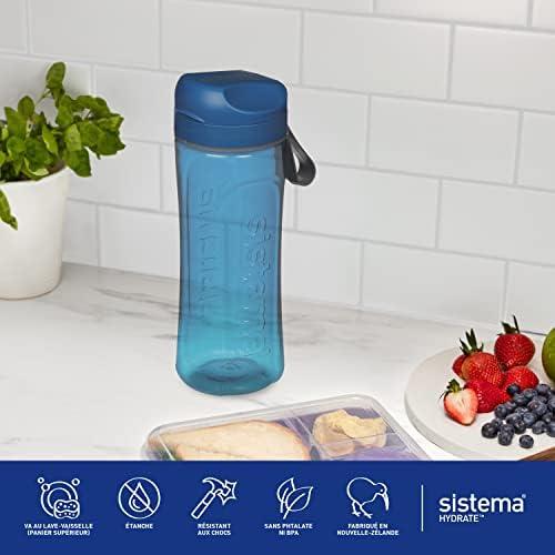 Gertuvė Sistema Vandens butelis, gėrimas, 600ml, mėlynas