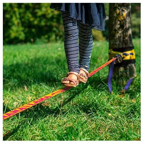 Vokietija Slackline Gibbon Banana Lama TreeWear rinkinys 15m/3,5cm